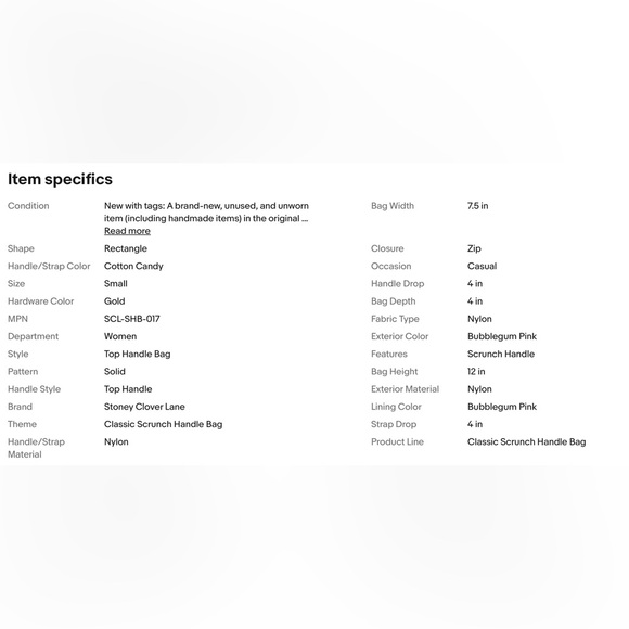 BNWT Stoney Clover Lane Scrunch Bag - Picture 2 of 3